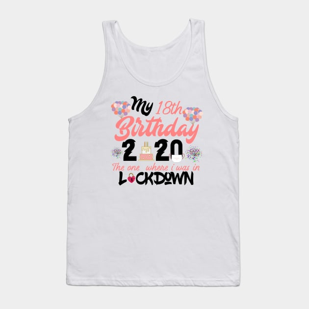 18th birthday 2020 Tank Top by Design stars 5